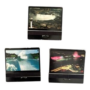 3 Vintage Niagara Falls Museum Matchbooks